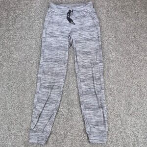 Lululemon Ready to Rulu Jogger Womens Size 2 Gray Space Dye Knit Sweatpants